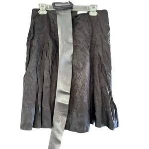 People Like Frank Women's Black Belted Skirt Size 8